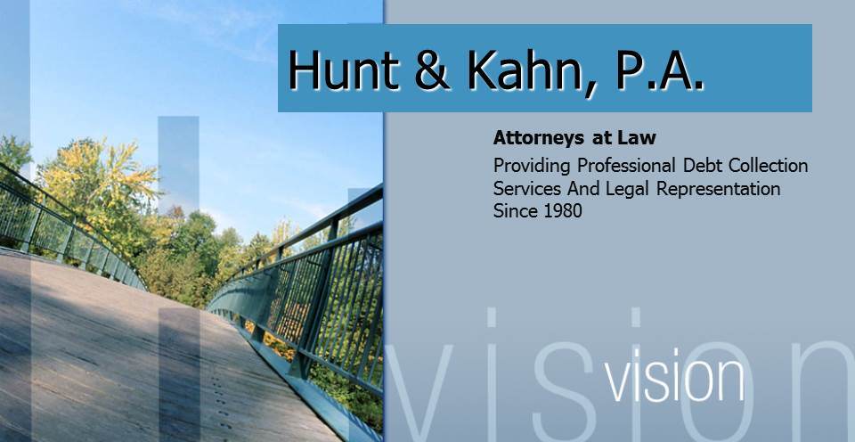 Hunt & Kahn, P.A. Frontpage Image